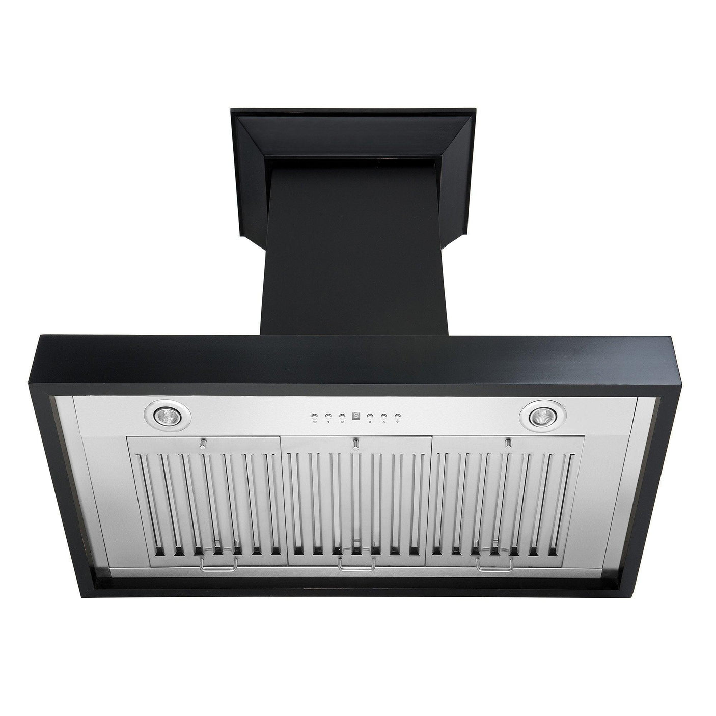 ZLINE Convertible Vent Wooden Wall Mount Range Hood in Black (KBCC)