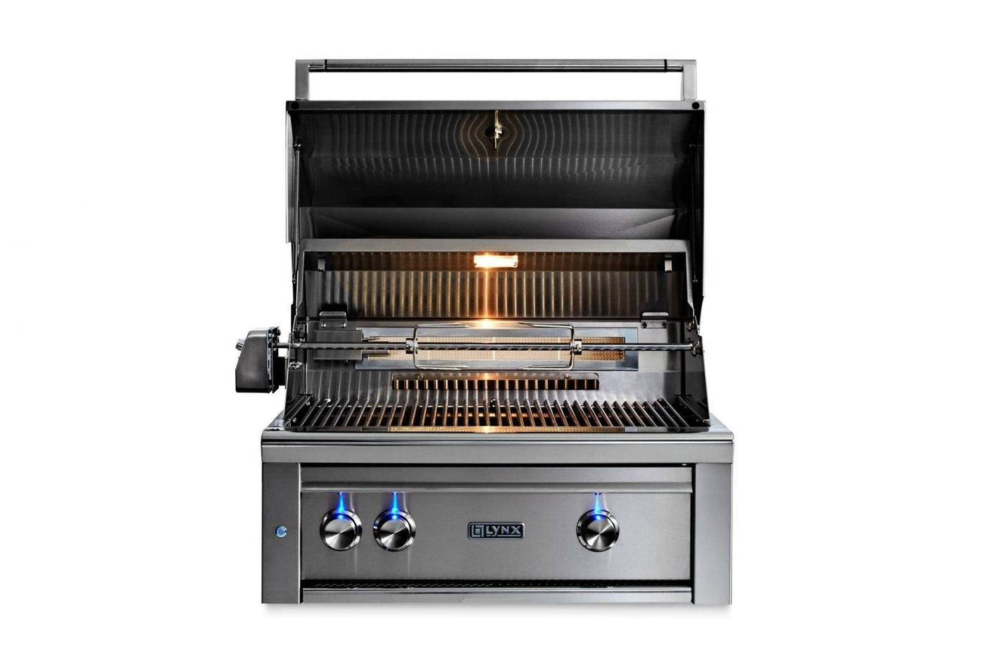 30" Built-In Grill - 1 Trident™ w/ Rotisserie - California Poppy