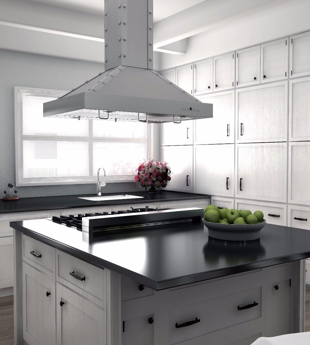 ZLINE 30" Designer Series Stainless Island Range Hood (KB2i-4SSXS-30)