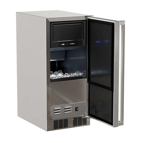 15-In Outdoor Built-In Clear Ice Machine with Door Swing - Right, Pump - No