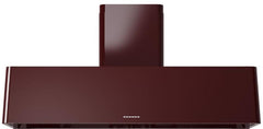 Nostalgie 60 Inch Burgundy Wall Mount Convertible Range Hood