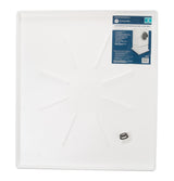 UNIVERSAL WASHING MACHINE FLOOR TRAY - White