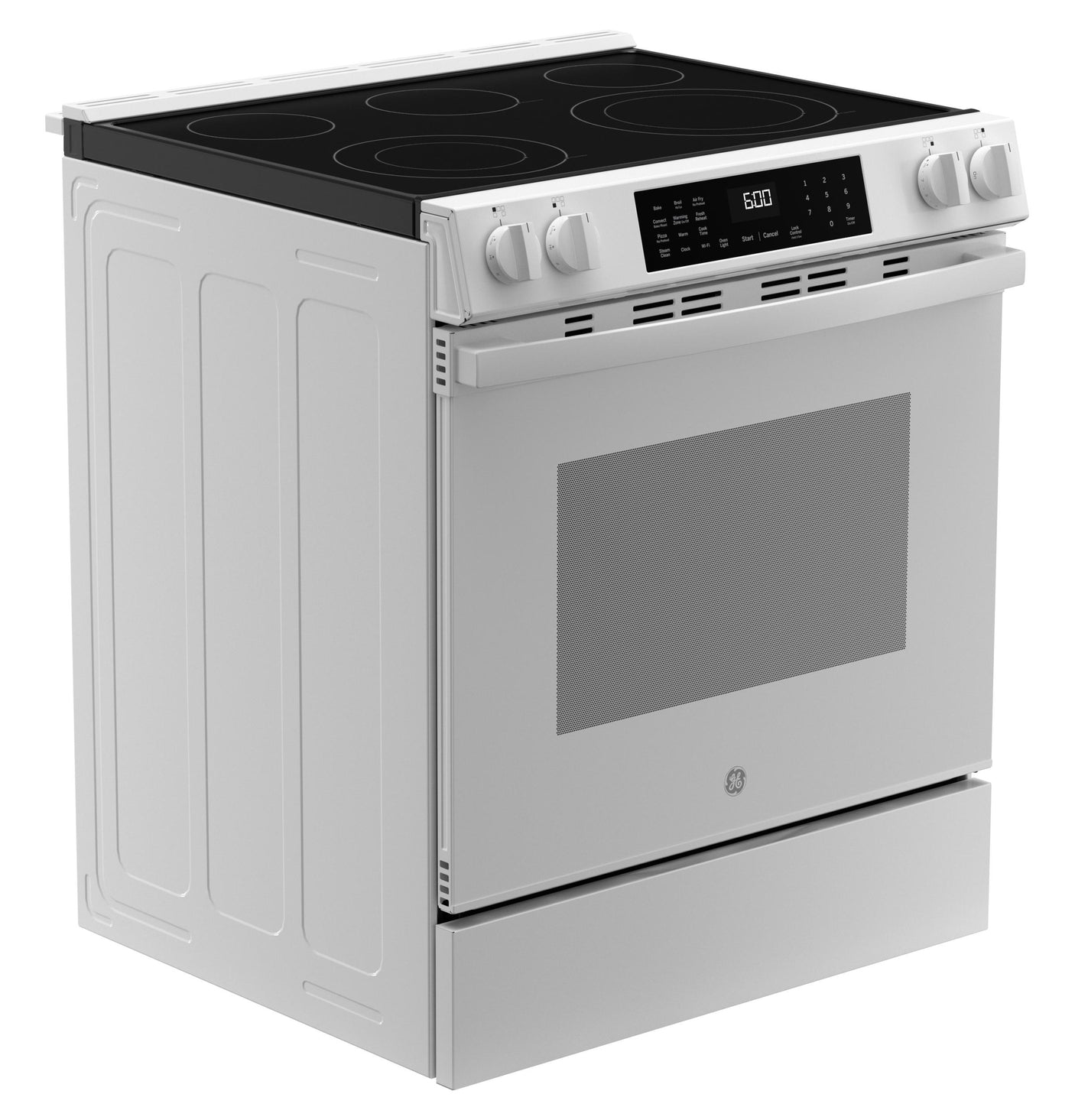 GE® 30" Slide-In Electric Convection Range with No Preheat Air Fry and EasyWash™ Oven Tray