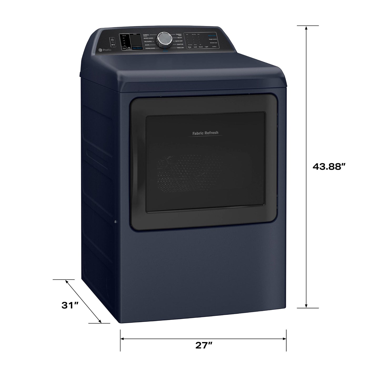 GE Profile™ ENERGY STAR® 7.3 cu. ft. Capacity Smart Electric Dryer with Fabric Refresh