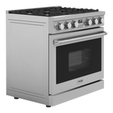 Thor Kitchen 36-inch Gas Range - Contemporary Professional - Arg36