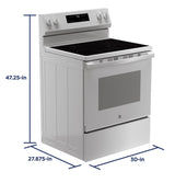 GE® 30" Free-Standing Electric Range