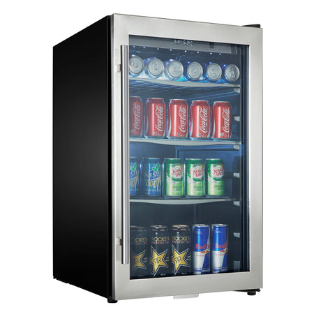 Danby 4.3 cu. ft. Free-Standing Beverage Center in Stainless Steel