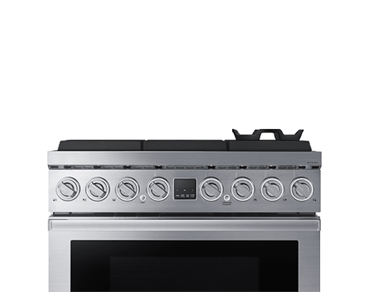 Transitional 36" Dual-Fuel Range, Silver Stainless Steel, Natural Gas/Liquid Propane