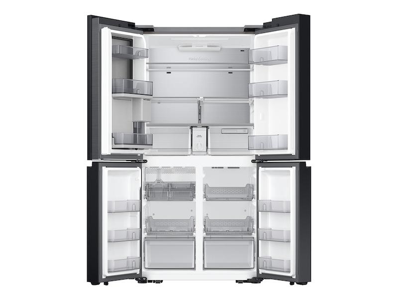 Bespoke 29 cu. ft. 4-Door Flex™ Refrigerator with Beverage Center™ & Customizable Door Panels in White Glass