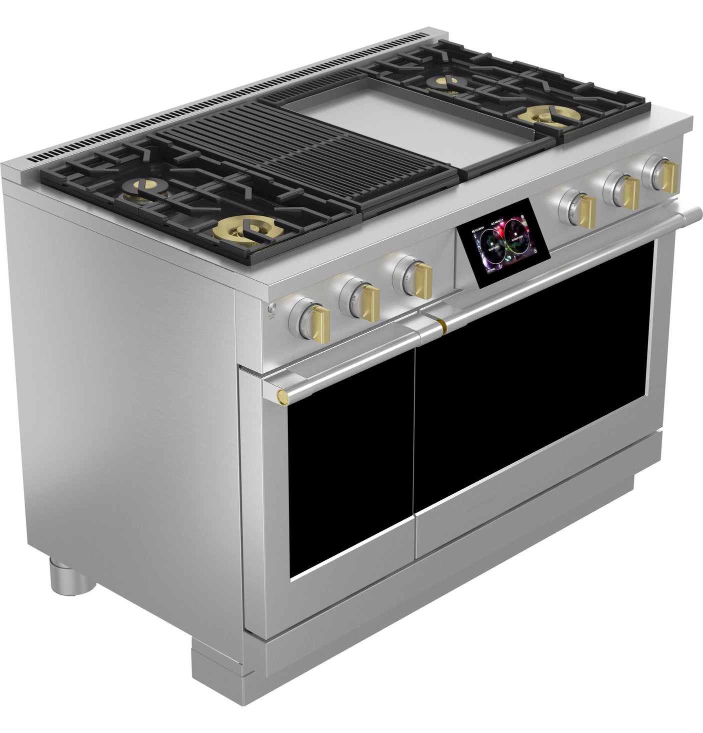 Monogram 48" Dual-Fuel Professional Range with 4 Burners, Grill, and Griddle