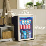 Danby 2.6 cu. ft. Free-Standing Beverage Center in Stainless Steel