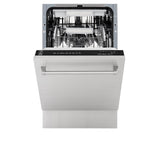 ZLINE 18" Tallac Series 3rd Rack Top Control Dishwasher with Traditional Handle, 51dBa [Color: 304 Stainless]