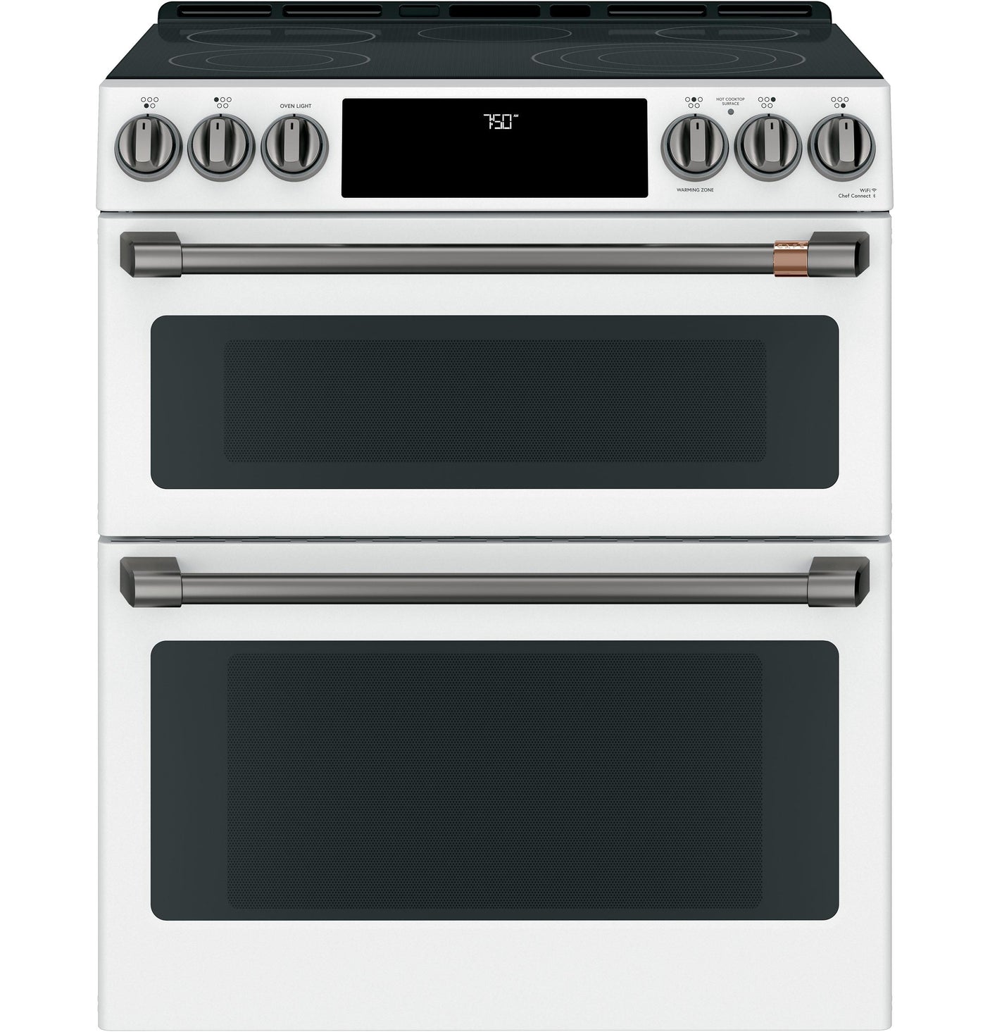 Café™ 30" Smart Slide-In, Front-Control, Radiant and Convection Double-Oven Range