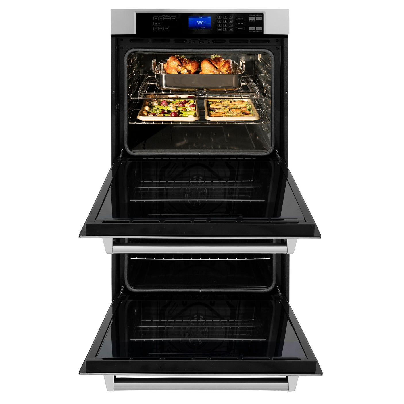 ZLINE 30 in. Professional Double Wall Oven with Self Clean (AWD-30) [Color: Stainless Steel]