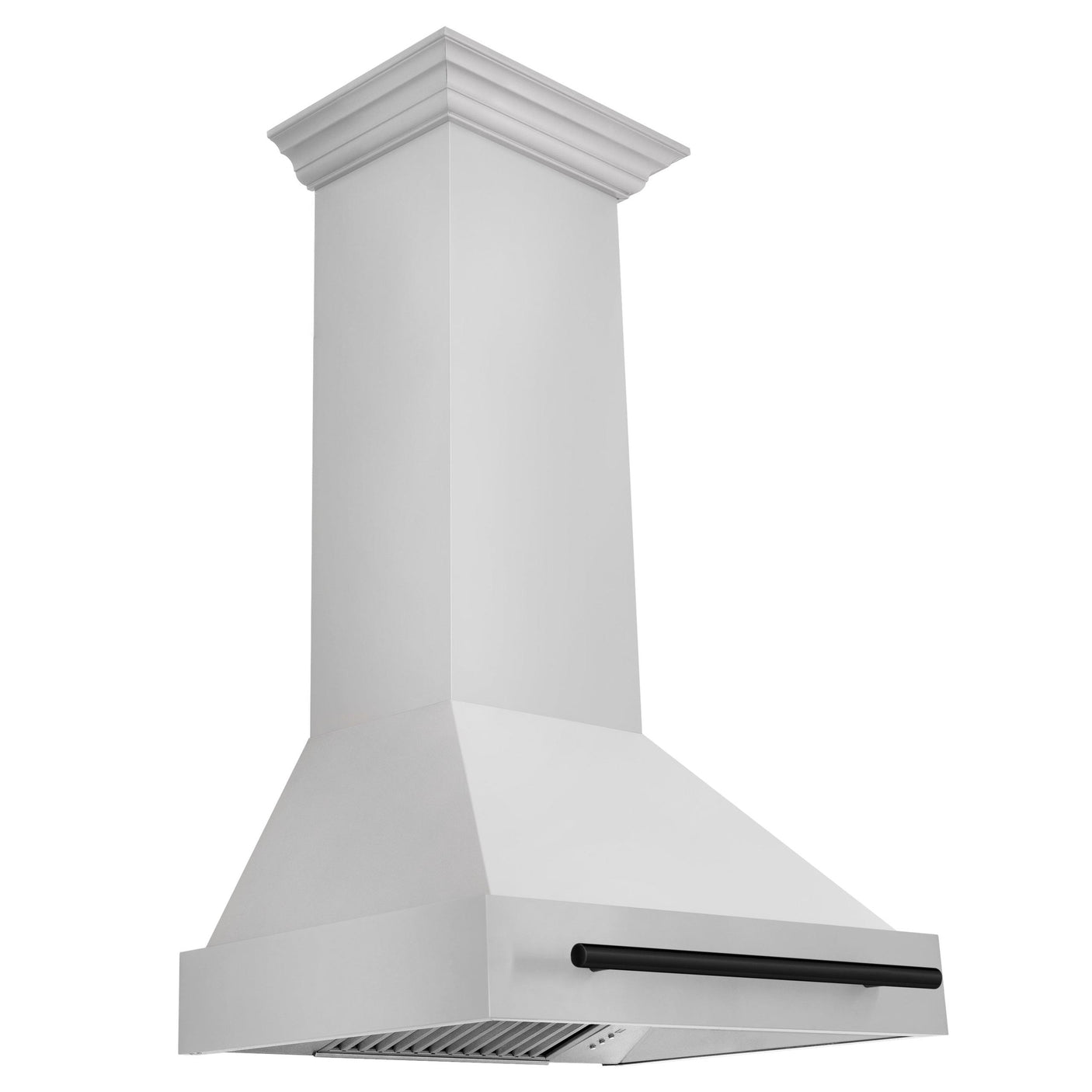 ZLINE 30 in. Autograph Edition Stainless Steel Range Hood with Stainless Steel Shell and Handle (8654STZ-30) [Color: Matte Black]