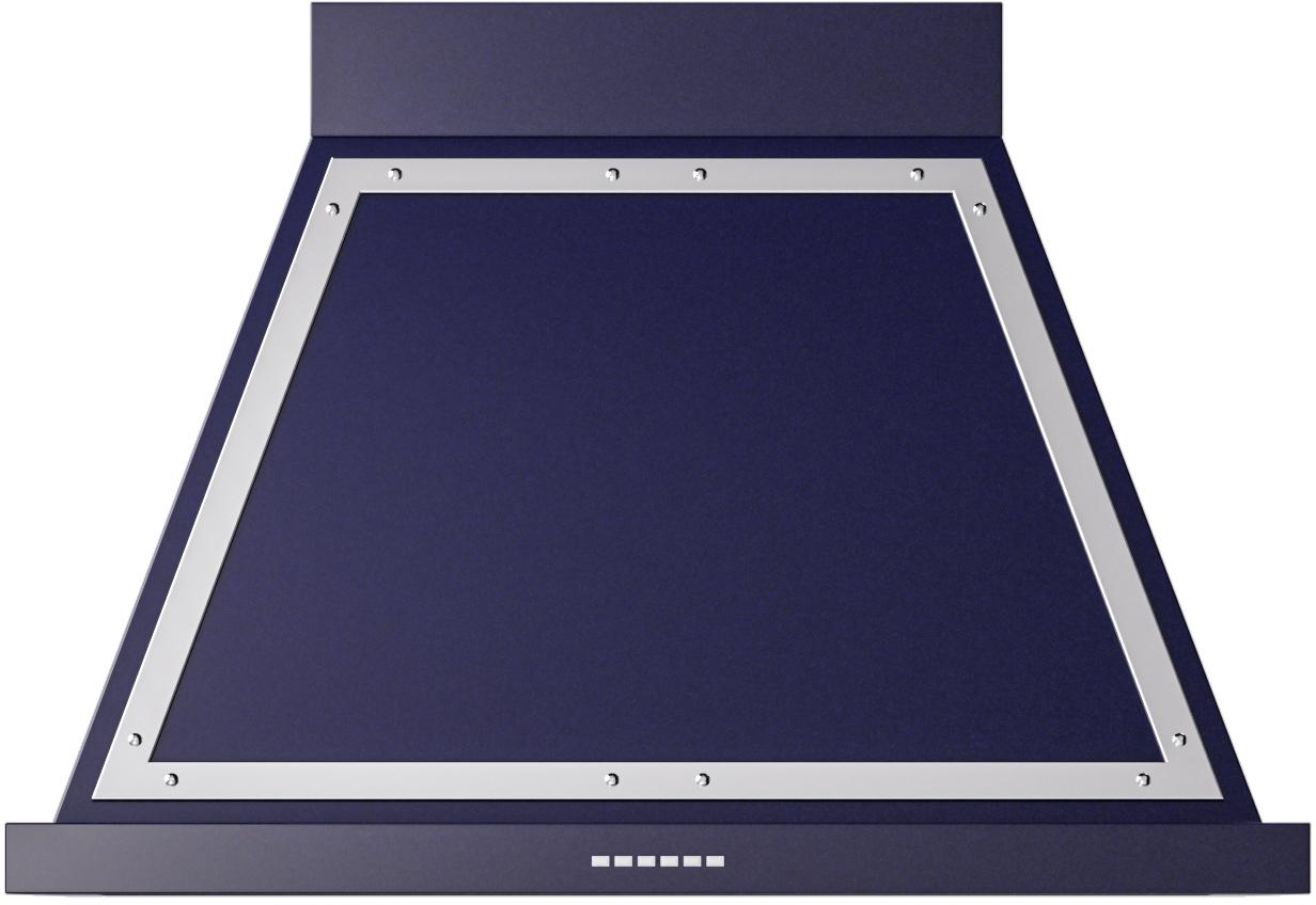 ILVE UANB36MBC Nostalgie 36" Hood in Midnight Blue with Chrome trim