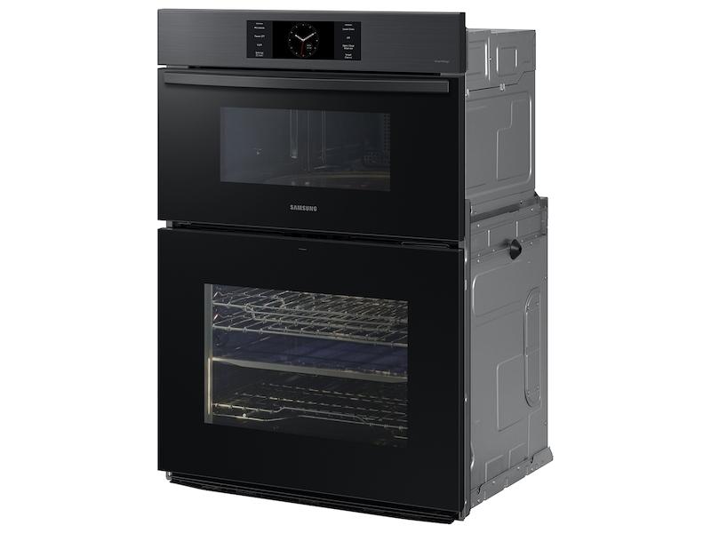 Bespoke 30" Microwave Combination Wall Oven with with Flex Duo™ in Matte Black Steel