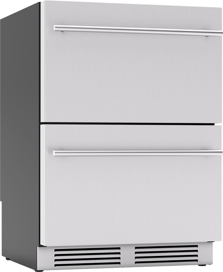 Presrv Refrigerator Drawers, 24in Compact, SS, 1 Zone