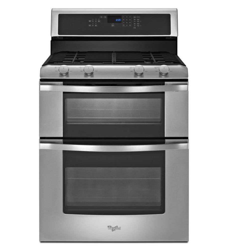 6.0 Total cu. ft. Double Oven Gas Range with AccuBake® system