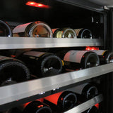 24" Wine Cooler 1 Zone SS Glass RH