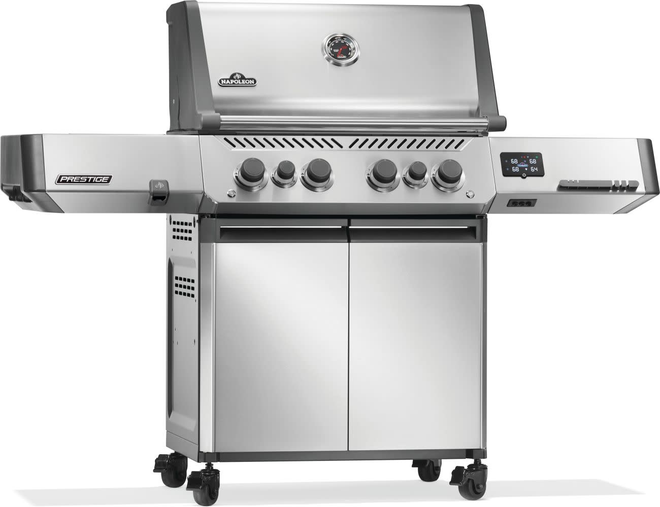 Prestige 500 Connected RSIB with Infrared Side and Rear Burner , Natural Gas, Stainless Steel