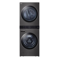 LG WashTower™ 4.5 cu. ft. Washer and 7.4 cu. ft. Electric Dryer - Black Steel