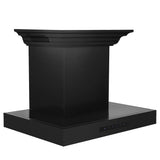 ZLINE Wall Mount Range Hood in Black Stainless Steel with Built-in ZLINE CrownSound Bluetooth Speakers (BSKENCRN-BT)