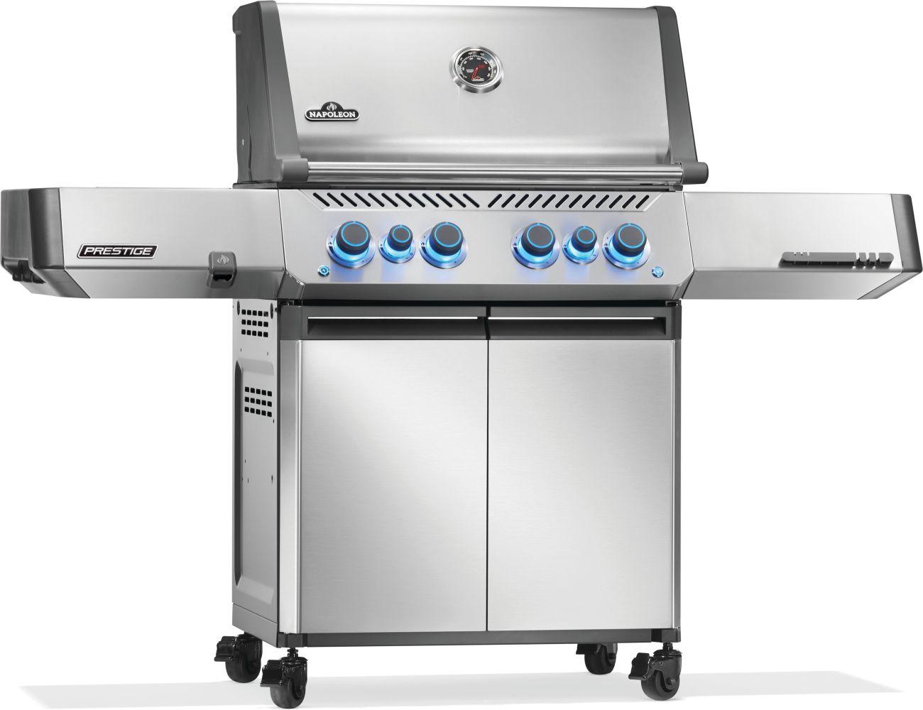 Prestige 500 RSIB with Infrared Side and Rear Burner , Natural Gas, Stainless Steel