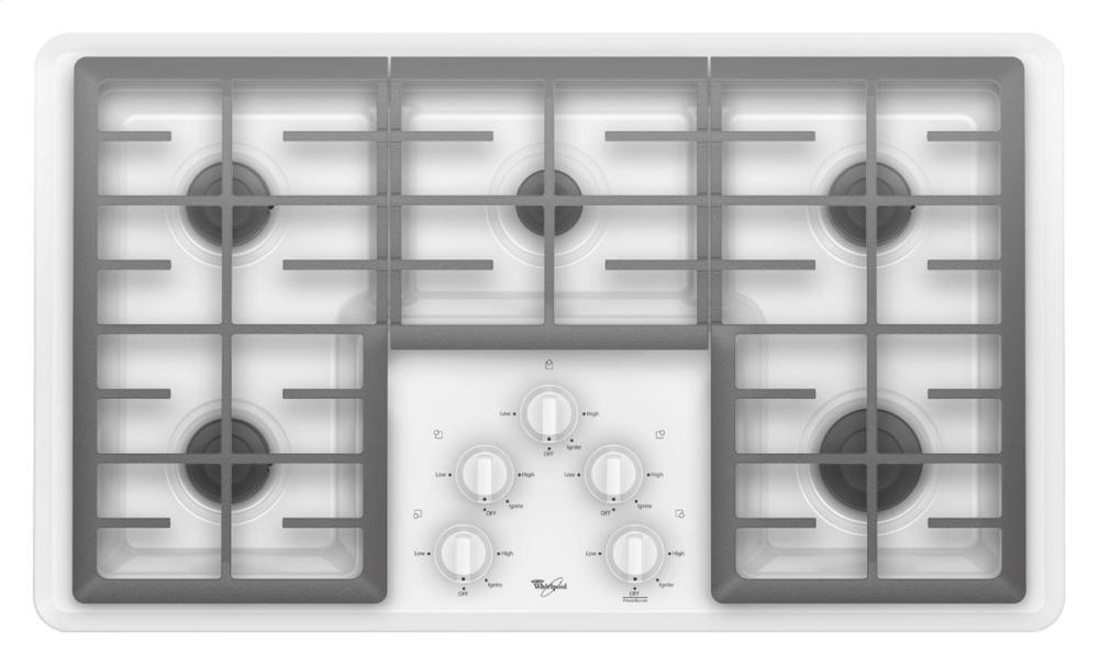 36-inch Gas Cooktop with 12,500 BTU Power™ Burner