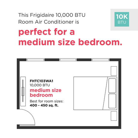 Frigidaire 10,000 BTU Wall Room Air Conditioner