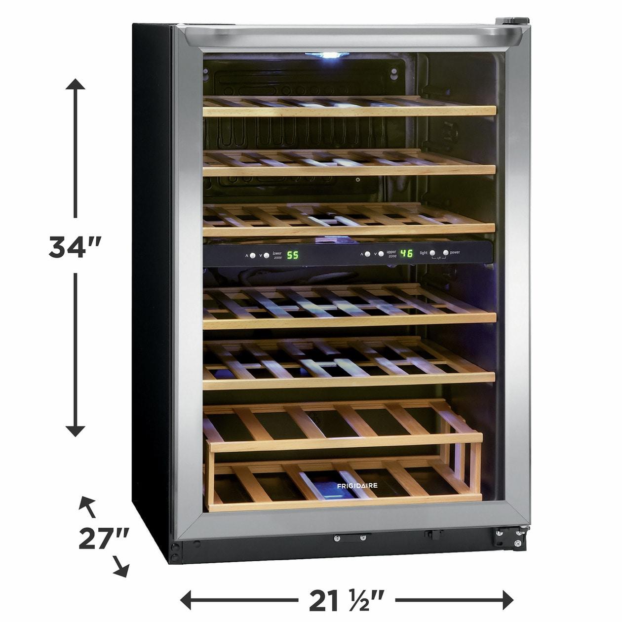 Frigidaire 45 Bottle Two-Zone Wine Cooler