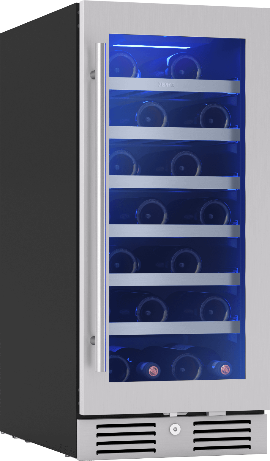 Presrv Wine Cooler, 15in UC, SS+Gls, Rvs Door, 1Z