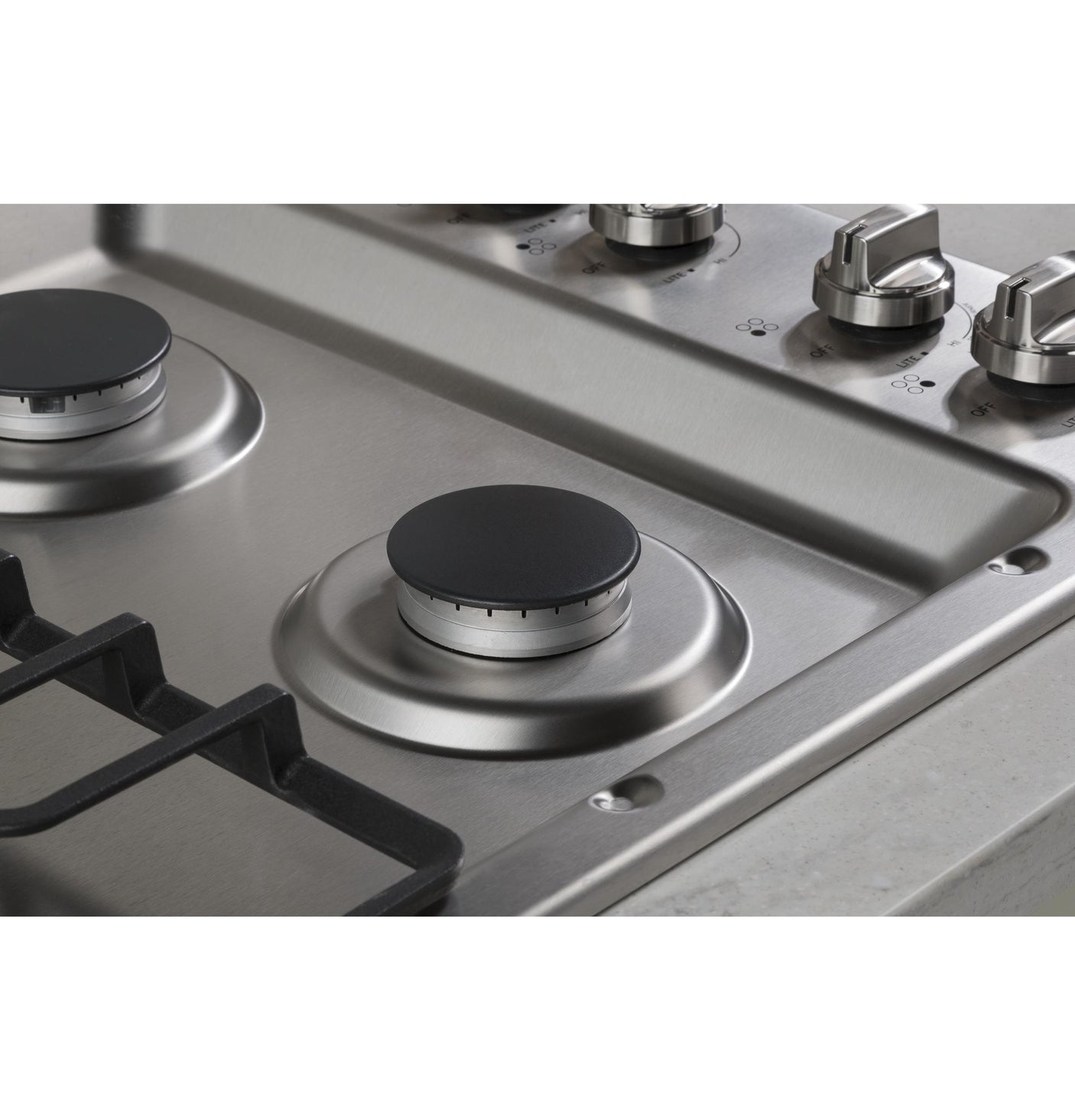 GE® 30" Built-In Gas Cooktop with Dishwasher-Safe Grates