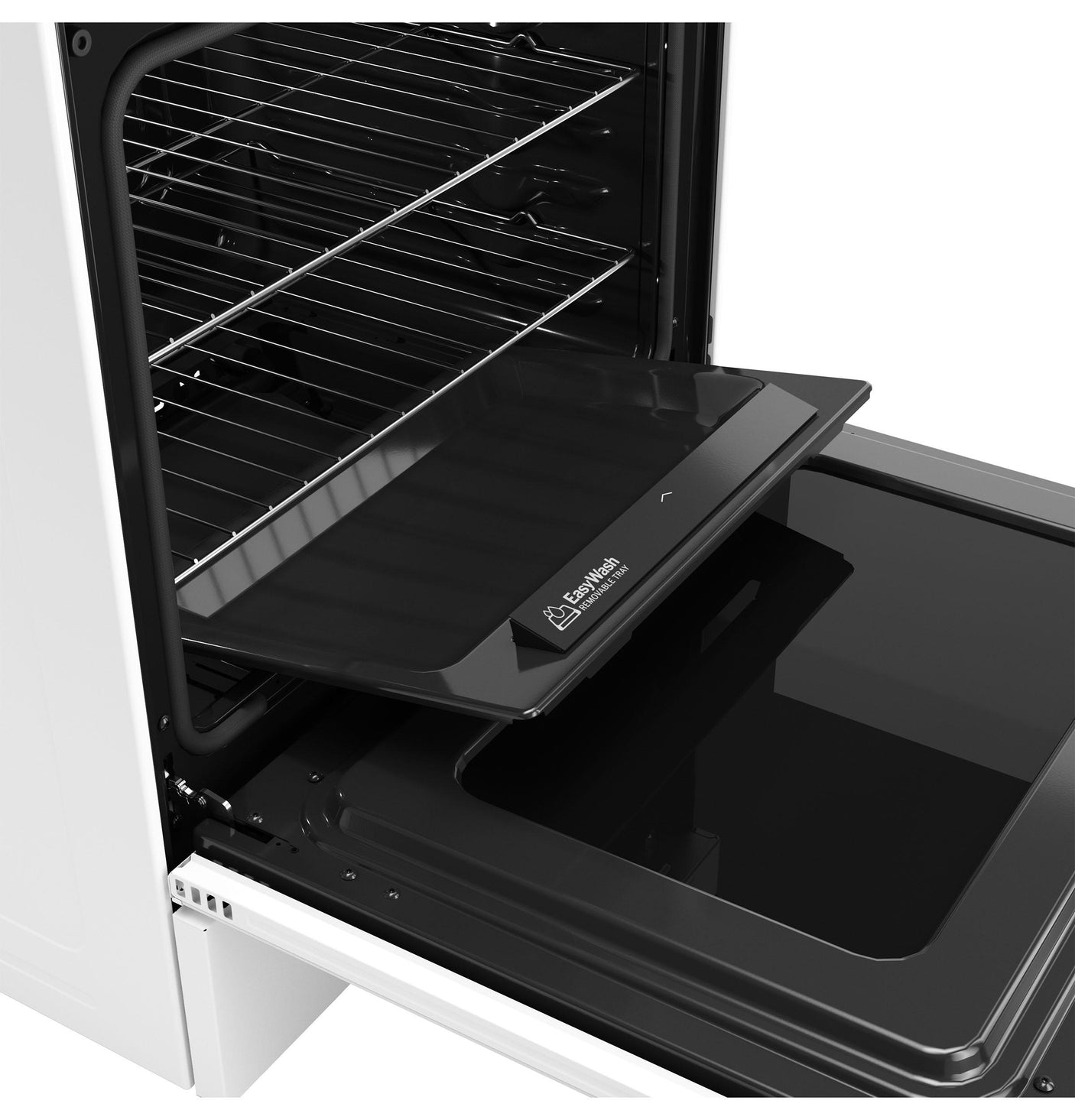 GE® 30" Free-Standing Gas Convection Range with No Preheat Air Fry and EasyWash™ Oven Tray