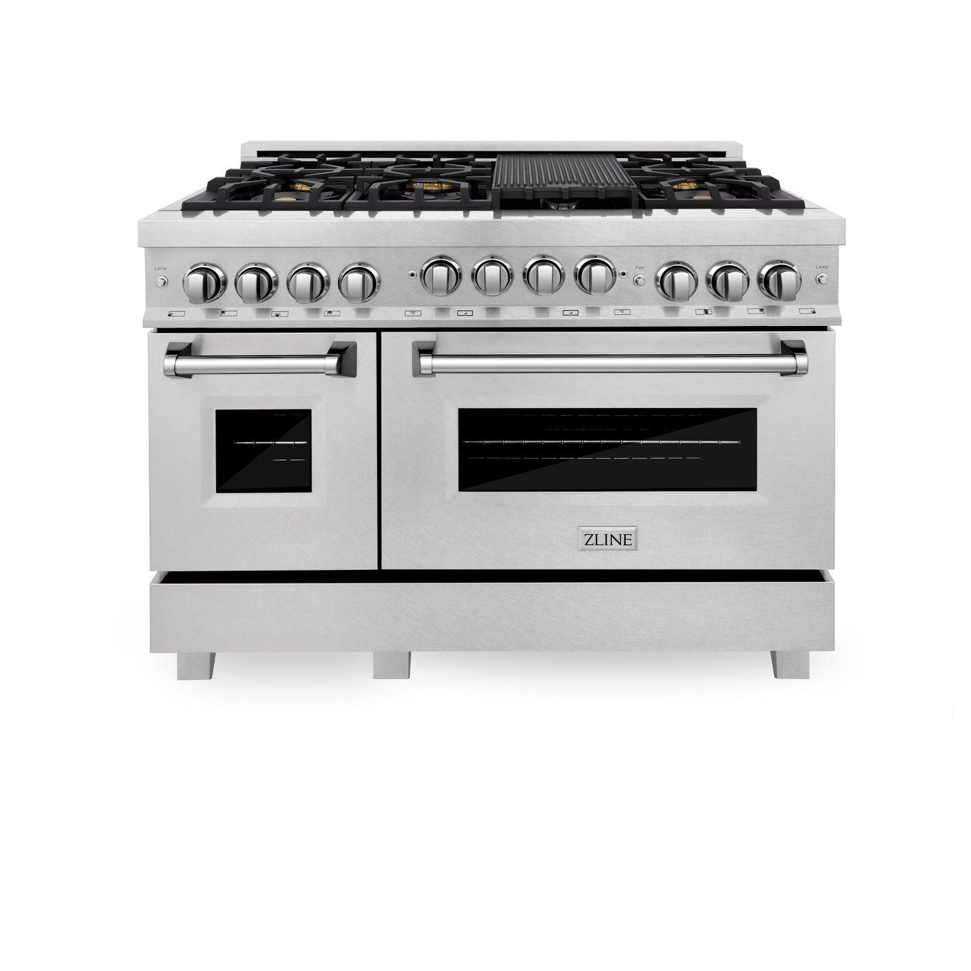 ZLINE 48" 6.0 cu. ft. Range with Gas Stove and Gas Oven in ZLINE DuraSnow Stainless Steel® (RGS-SN-48) [Color: Durasnow Stainless Steel]