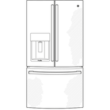 GE Profile™ 27.7 Cu. Ft. Fingerprint Resistant French-Door Refrigerator with Door In Door and Hands-Free AutoFill