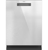 Café™ CustomFit ENERGY STAR Stainless Interior Smart Dishwasher with Ultra Wash Top Rack and Dual Convection Ultra Dry, LED Lights, 39 dBA in Platinum Glass