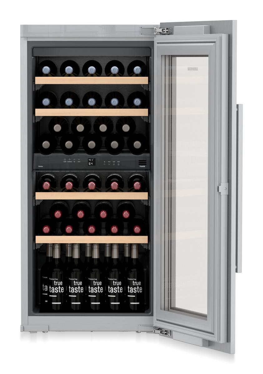 Built-in multi-temperature wine fridge