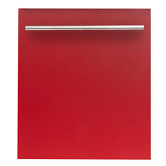 ZLINE 24 in. Top Control Dishwasher with Stainless Steel Tub and Modern Style Handle, 52dBa (DW-24) [Color: Red Matte]