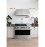 Monogram 48" Dual-Fuel Professional Range with 6 Burners and Griddle