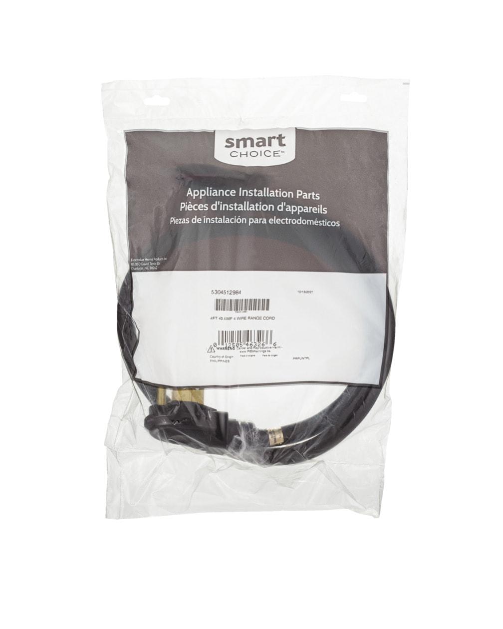 Smart Choice 4 ft. 40 Amp Range Cord with 4 Wire