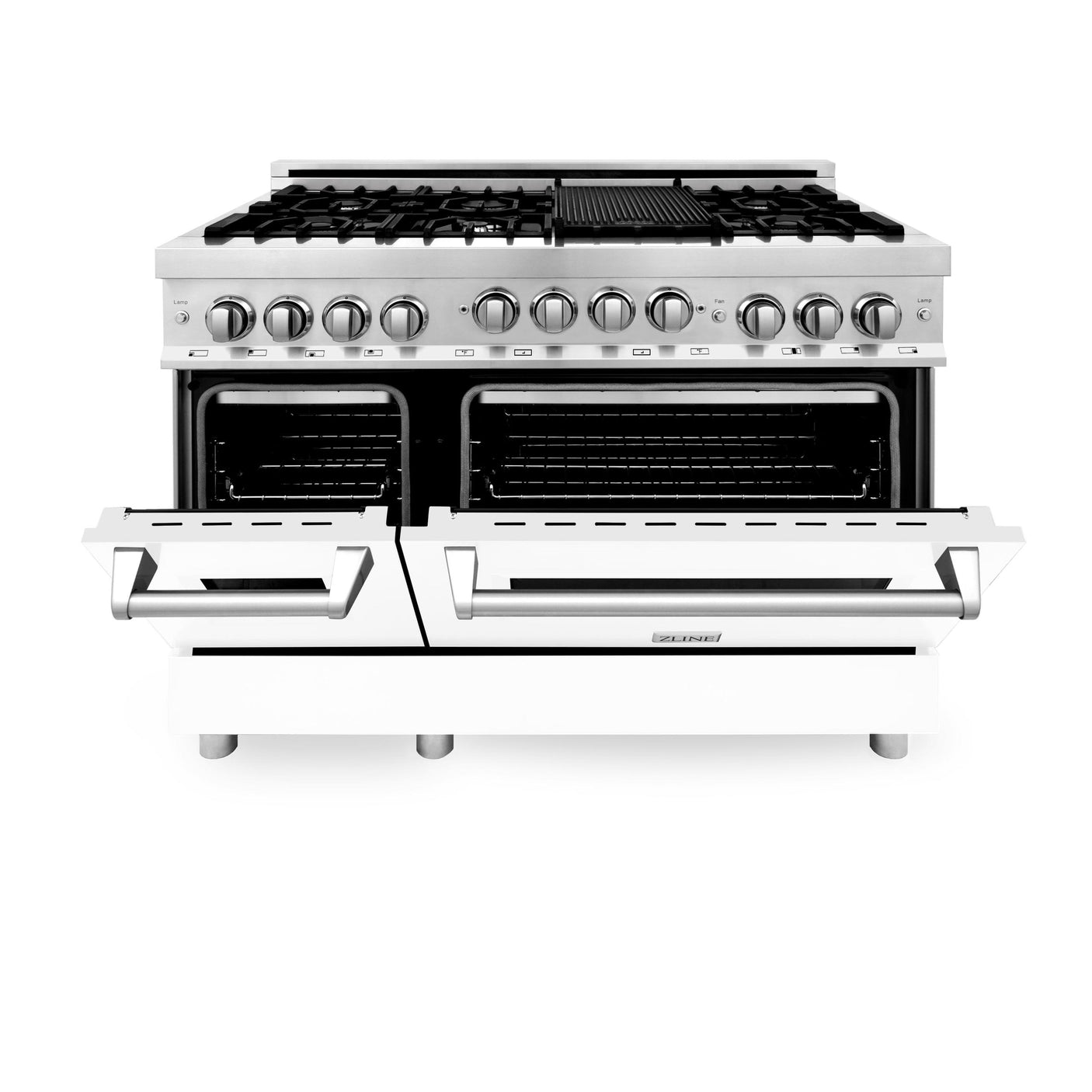 ZLINE 48" 6.0 cu. ft. Range with Gas Stove and Gas Oven in Stainless Steel (RG48) [Color: Stainless Steel]