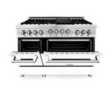 ZLINE 48" 6.0 cu. ft. Range with Gas Stove and Gas Oven in Stainless Steel (RG48) [Color: Stainless Steel]