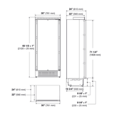 30" BUILT-IN FRIDGE COLUMN