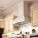 ZLINE Wooden Wall Mount Range Hood in White (321TT)