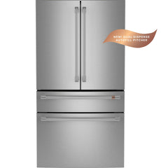 Café™ ENERGY STAR® 23.2 Cu. Ft. Smart Counter-Depth 4-Door French-Door Refrigerator With Dual-Dispense AutoFill Pitcher