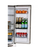 36 Inch Free Standing Counter Depth French Door Refrigerator In Stainless Steel