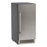 Avanti ELITE Built-in or Freestanding Ice Maker, 15" - Stainless Steel / 49 lbs