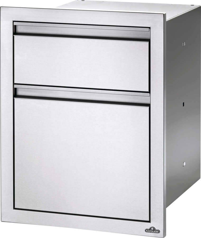 18 x 24 inch Double Drawer: Large and Standard Large and Standard, Stainless Steel