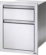 18 x 24 inch Double Drawer: Large and Standard Large and Standard, Stainless Steel